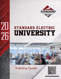 Standard Electric University 2026 Catalog Cover